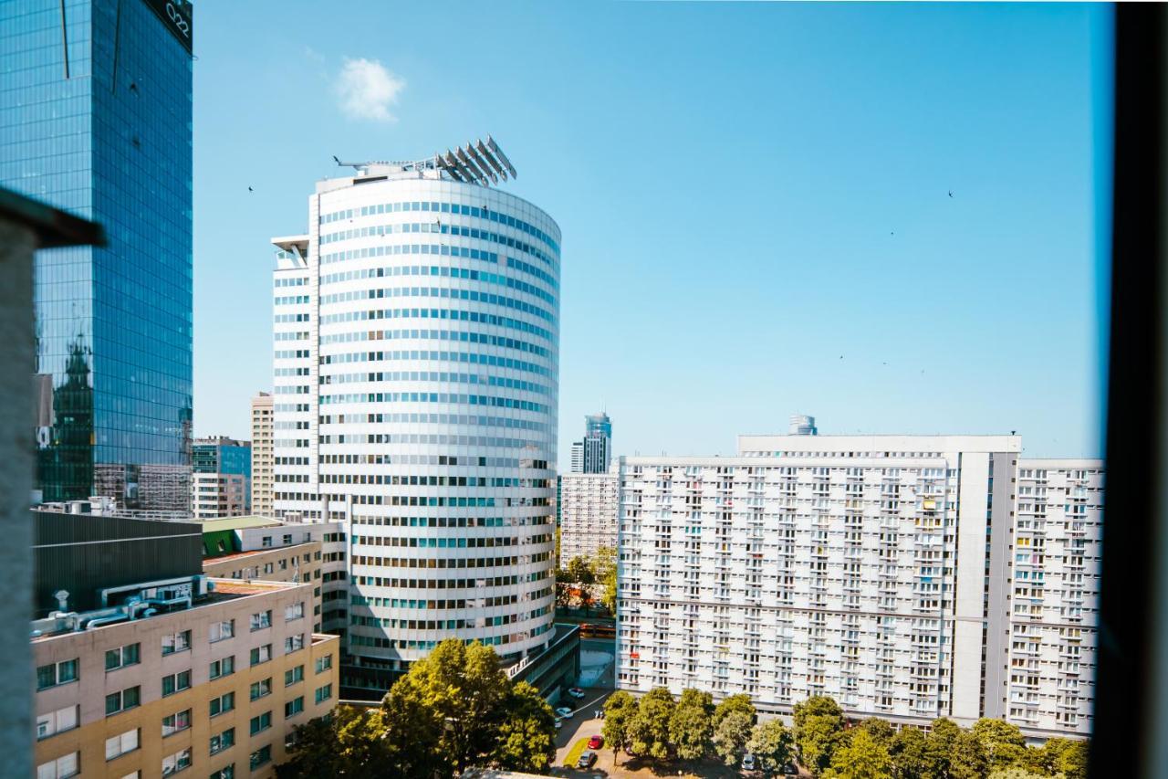 Bright 14Th Floor Central Home With Balcony & Views وارسو المظهر الخارجي الصورة