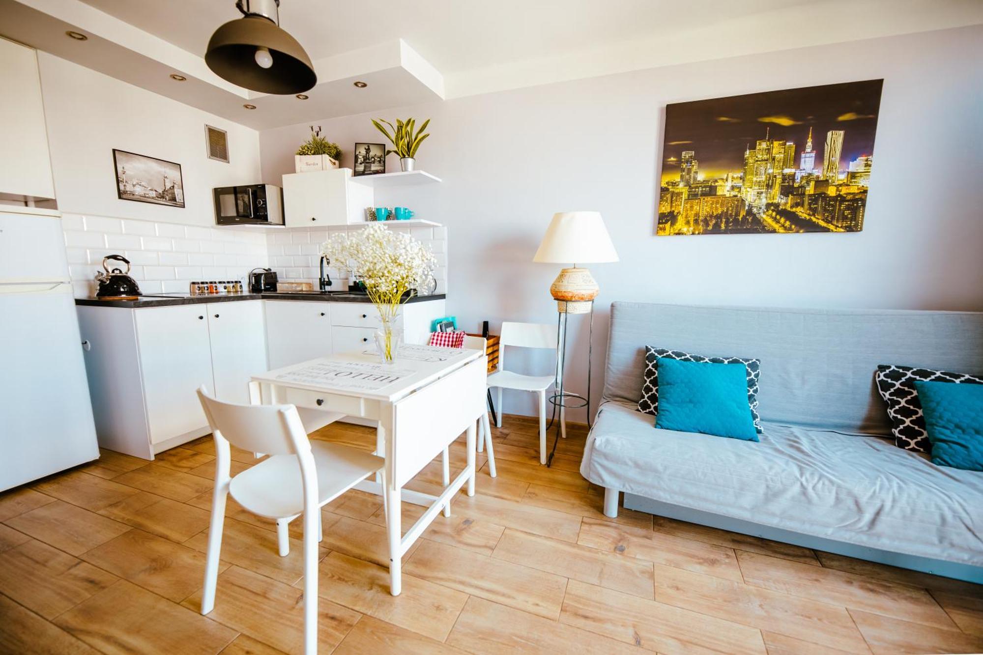 Bright 14Th Floor Central Home With Balcony & Views وارسو المظهر الخارجي الصورة
